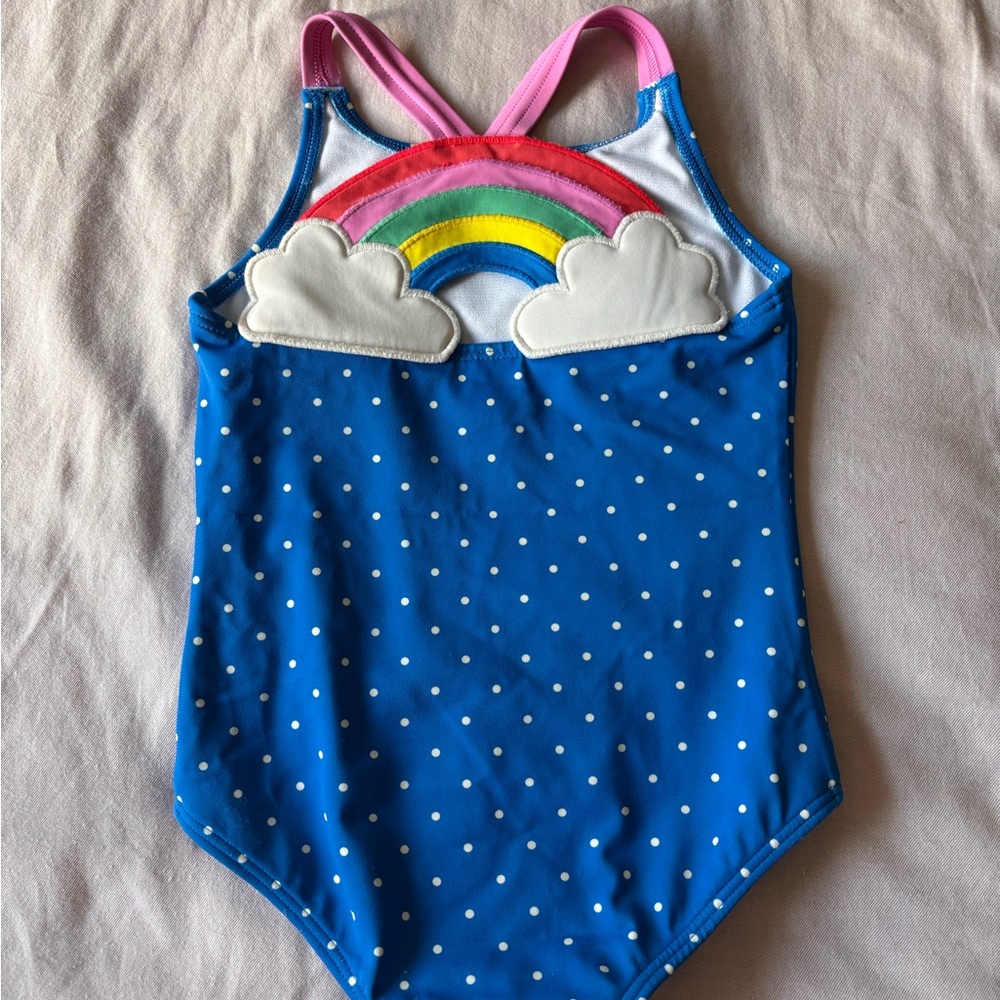 Mini Boden Rainbow Swimsuit - 2-3T